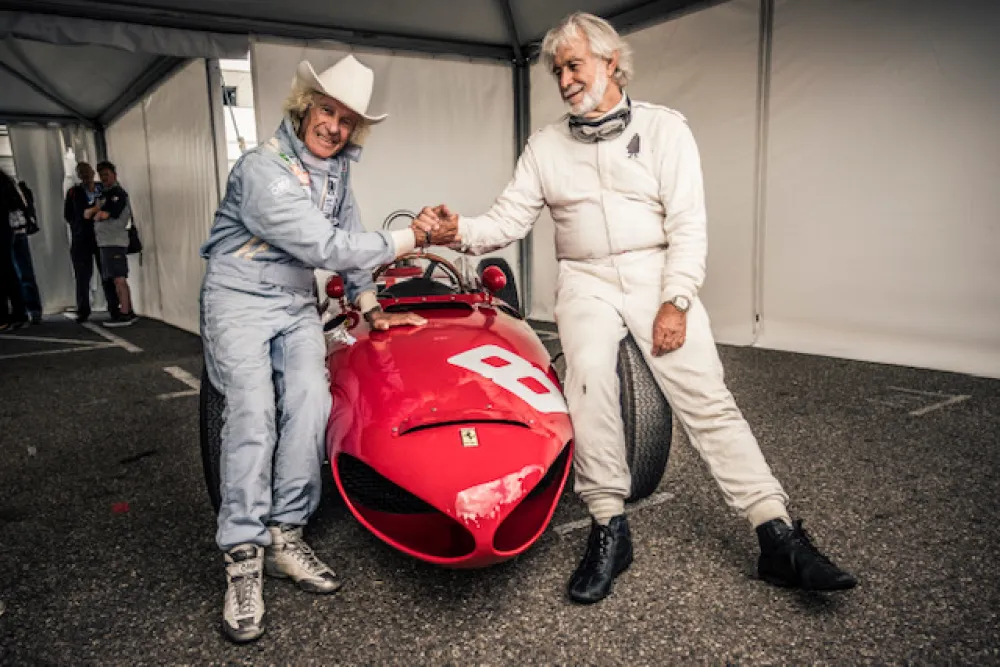 Arturo Merzario & der Ferrari 156 Dino
